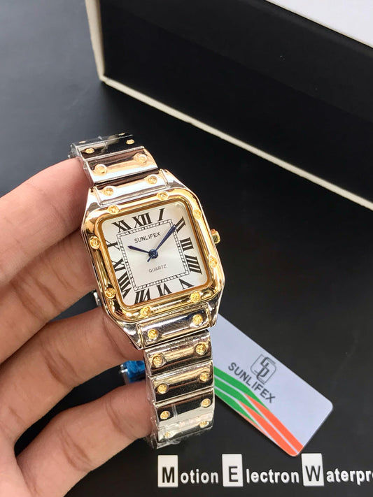 Suniflex Original | Santos Model for Women – Quartz & Steel Edition