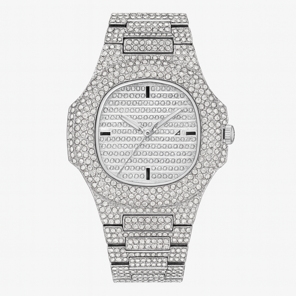 TST Gold Daimond Watch