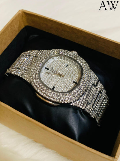 TST Gold Daimond Watch