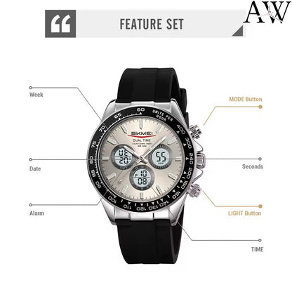 SKMEI – Dual Time Sports Watch