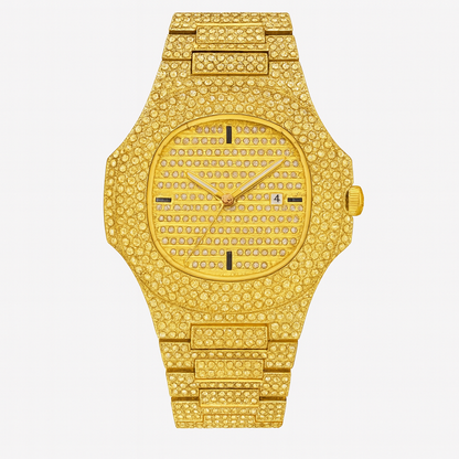 TST Gold Daimond Watch
